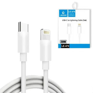 Cabo de Iphone Original Lehmox Lightning Usb-C Tipo C 1m USB de Carregamento Rápido