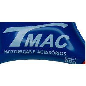 GRAXA BRANCA LIMPA CORRENTE MOTO BISNAGA 80G Tmac TC010 — imagem 2 de 2