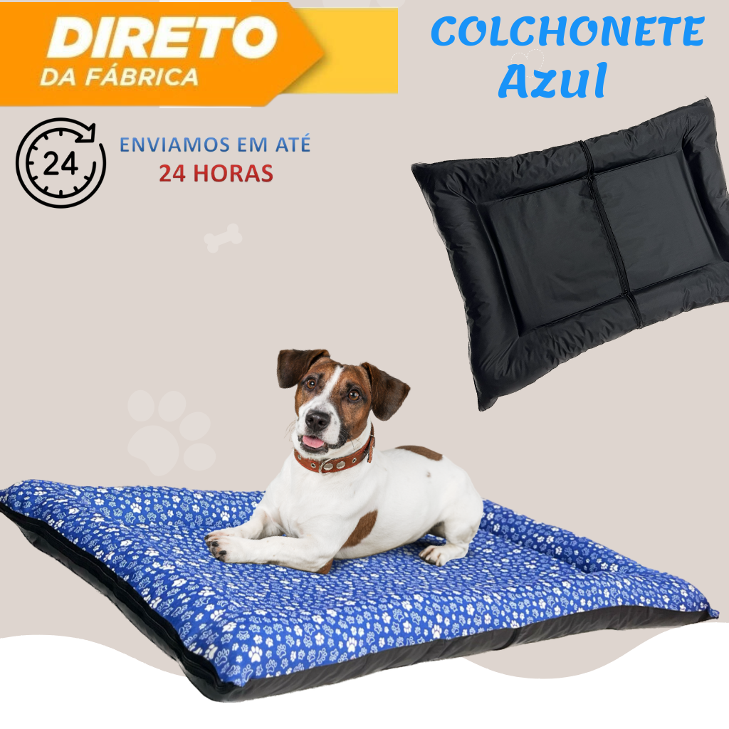 Colchonete Pet cama caminha para cachorro com Zíper Cachorro Cão Gato impermeável Tamanho pequeno médio e grande