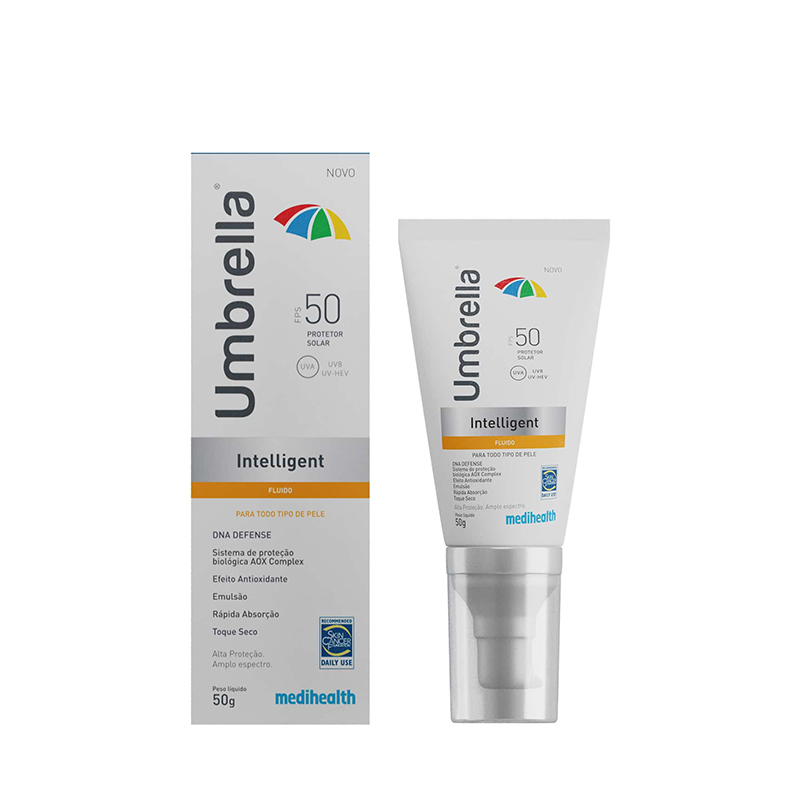 Protetor Solar Umbrella Intelligent Fluído FPS50 com 50g