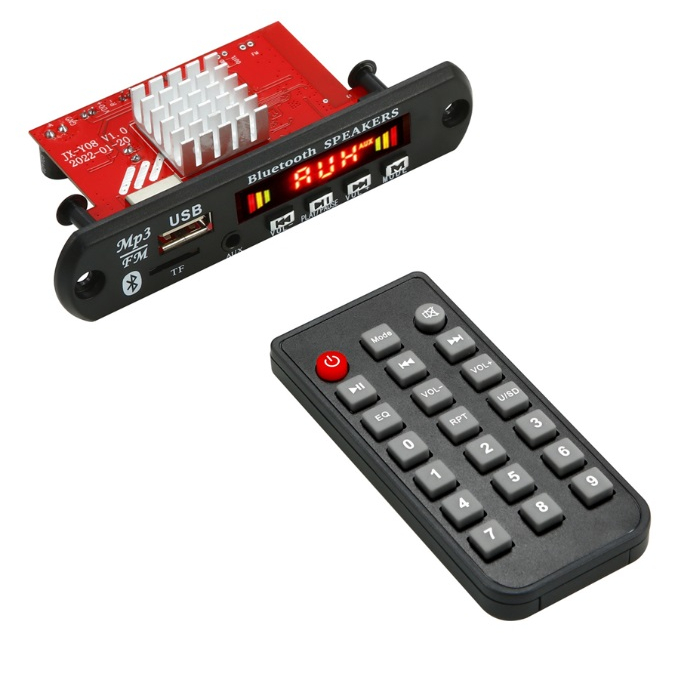 MODULO DECODIFICADOR AUDIO MP3 USB BLUETOOTH 2 X 60W  8v A 24V