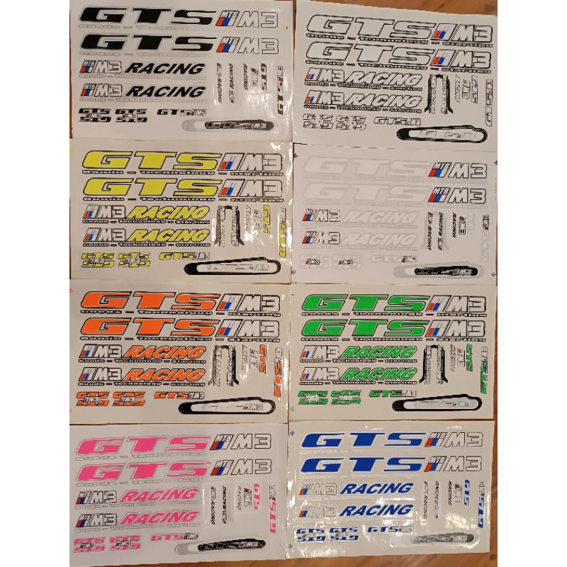 Adesivo Bicicleta GTS M3 Racing Mtb Bike Várias Cores em Oferta na Shopee