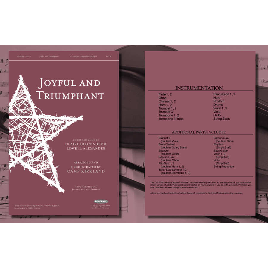 CD-ROM Orquestra Completar Joyful And Triumphant Arranged & Orchestrated by Camp Kirkland PDF
