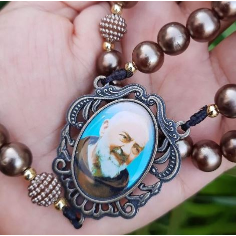 Entremeio Padre Pio Nº 230 (4 Unidades) - Azul em Oferta na Shopee