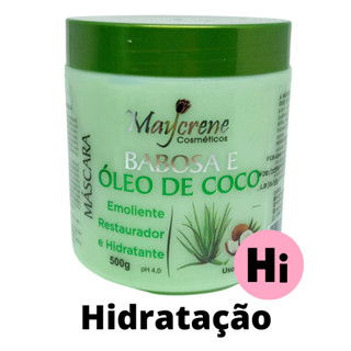 Máscara Babosa Hidratação e Restauração Maycrene 500g