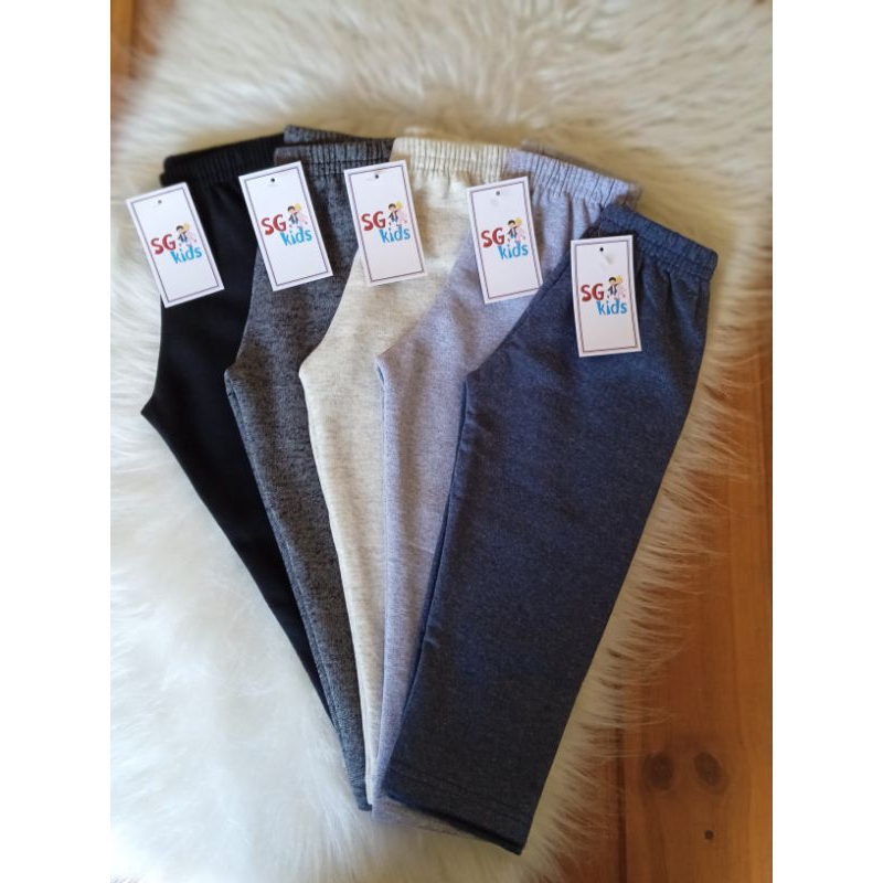 Calça Moletom Basica Unissex Infantil Kit Com 3 em Oferta na Shopee