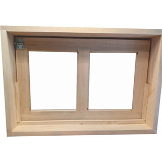 Janela De Banheiro Basculante De Madeira 60 X 30 eucalipto rosa