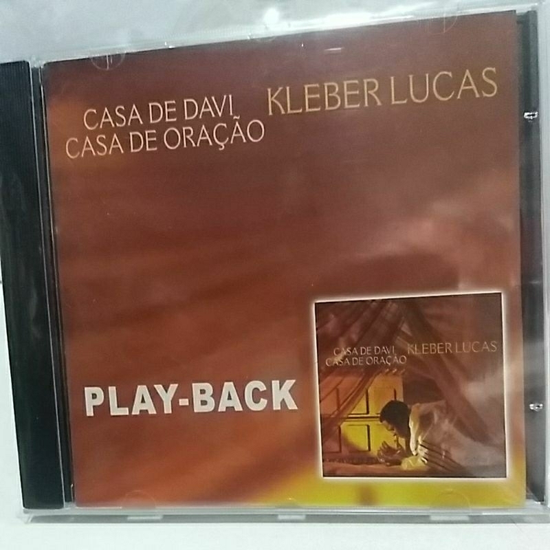 CD KLEBER LUCAS -PLAY-BACK CASA DE DAVI CASA DE ORAÇÃO TIRAGEM AF-1000