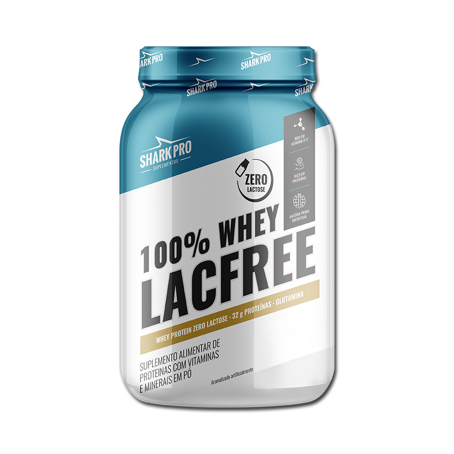 Whey Protein 100% Lac Free ( Zero Lactose ) 900g - Shark Pro