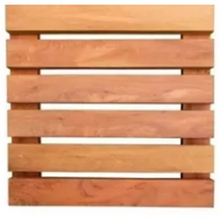 Kit 6 Pisos Flutuantes Madeira Plástico Encaixe Modular