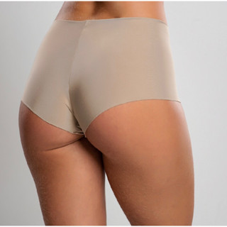 Calcinha com cintura alta modeladora sem costura boxer