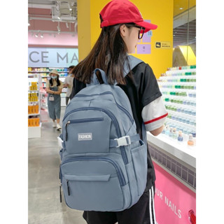 Mochila escolar grande feminina da moda, confortável de carregar, bonita e estilosa, com 46 cm de altura, 43 cm de comprimento e 23 cm de largura.