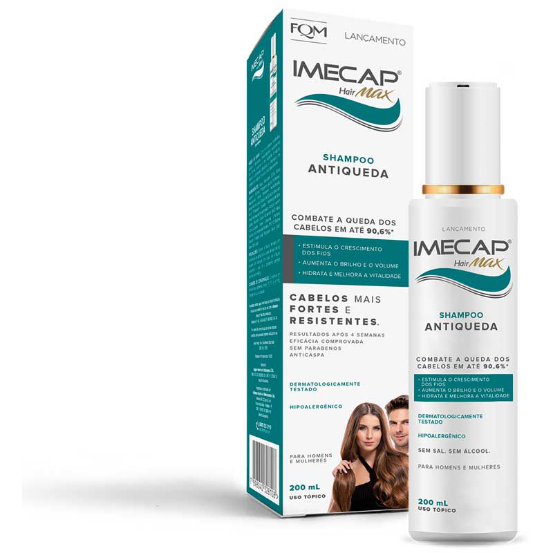 Shampoo Antiqueda Imecap Hair Max com 200ml