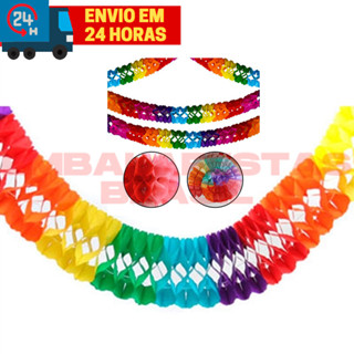 Corrente Sanfonada Junina Origami