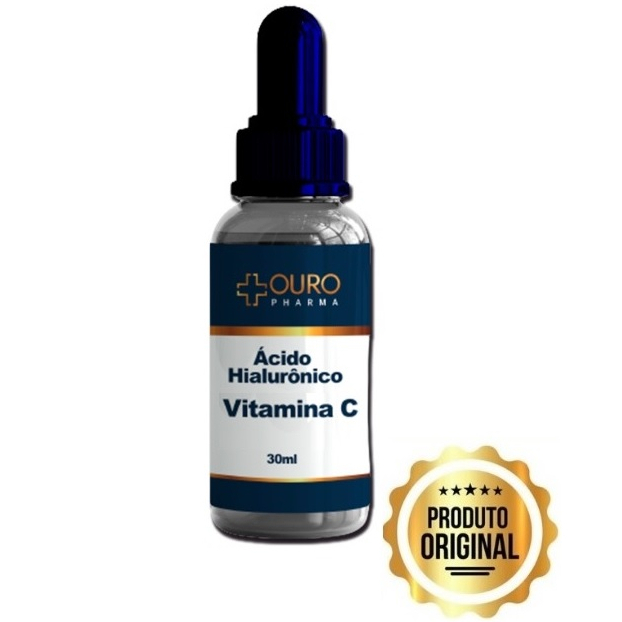 Ácido Hialurônico + Vitamina C Sérum 30 ml Original