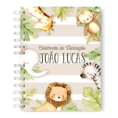 Caderneta de Saude Personalizada Meninos