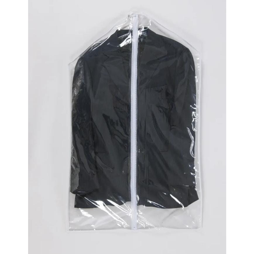 Capa Protetora Para Terno Transparente com Ziper 1 Peça
