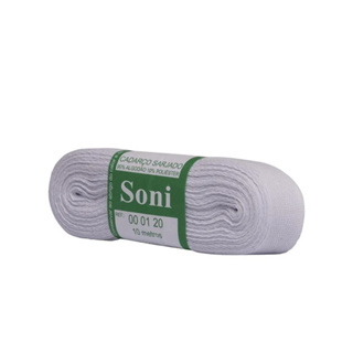 Cadarço de Algodão Soni Sarjado 20mm 10 Metros - Branco em Oferta na Shopee