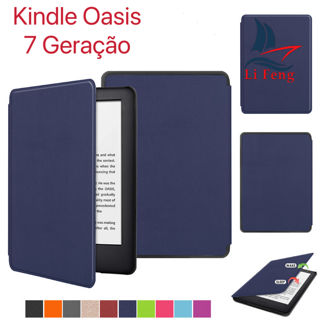 Capa Case Para Amazon Kindle Oasis 2 Ou 3 2017/2019 Release 7ª "E-Reader