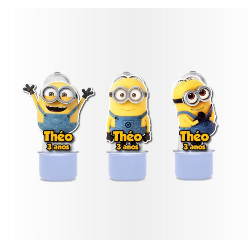 IMPRESSÃO para aplique MINI TUBETE 3d - 40 unidades