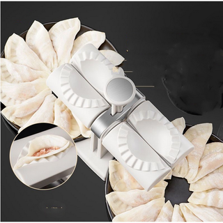 Máquina Automática De Fazer Bolinhos De Massa De Duas Cabeças Fazendo 2 Uma Vez Ferramenta De pastel De Cozinha em Oferta na Shopee