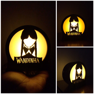 Luminária Geek de mesa Wandinha/ Família Addams em Oferta na Shopee