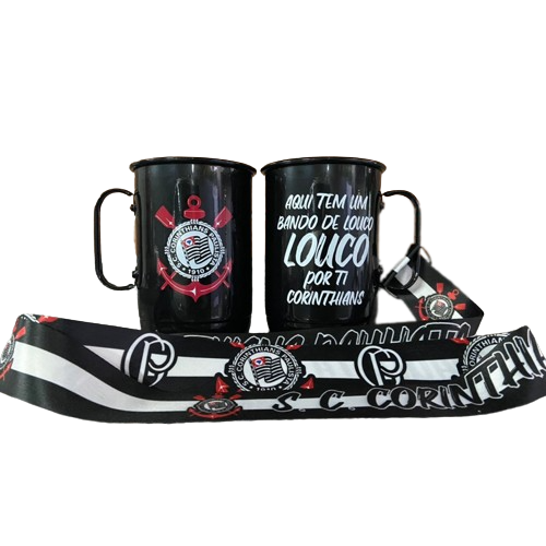 Caneca em Alumínio Futebol 850ml + Tirante em Oferta na Shopee