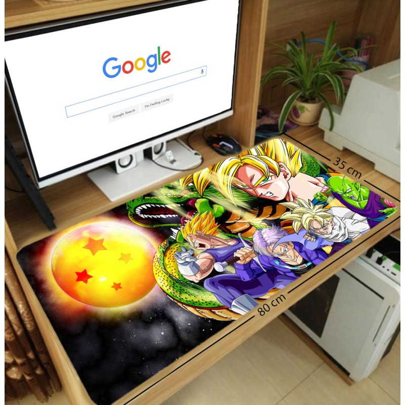 MousePad Gamer Anime atacado DBZ 80x35cm Vários Modelos Borda Costurada atacado e varejo