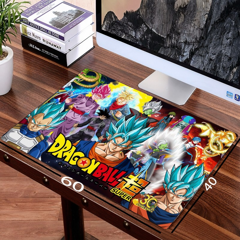MousePad Gamer  Anime DBZ 40x60cm Vários Modelos com borda costurada atacado e varejo