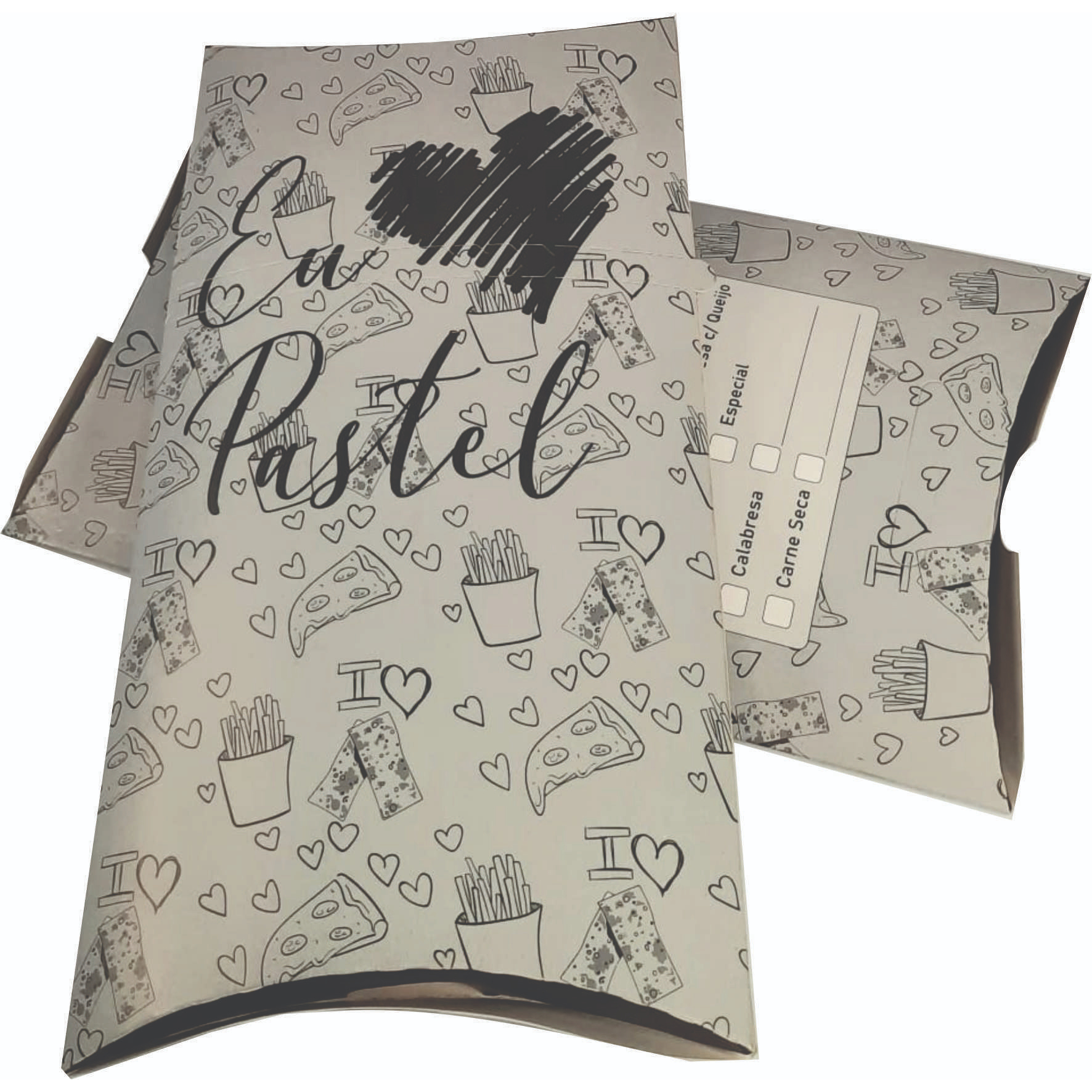 200 Embalagens pastel delivery kit  unidades tamanho 15x25 em Oferta na Shopee