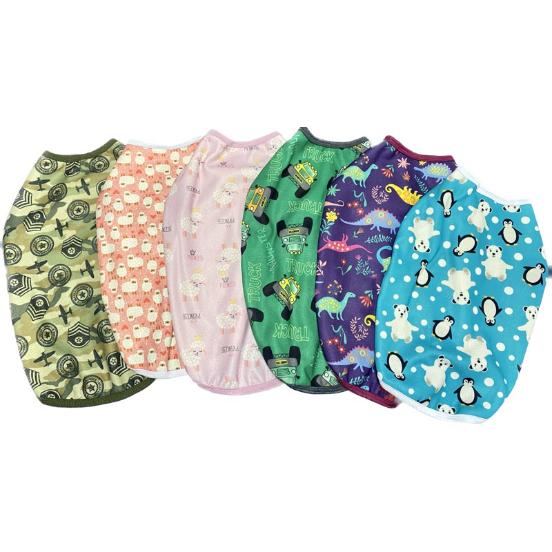 Roupa Pet para Cachorro e Gato Soft Estampado