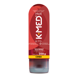 K-Med Lubrificante Íntimo Em Gel Hot 200g