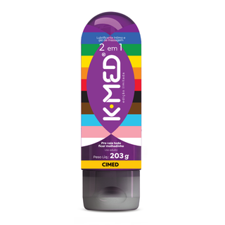K-Med Lubrificante Íntimo Em Gel LGBTQIAP+ 2 em 1 203g