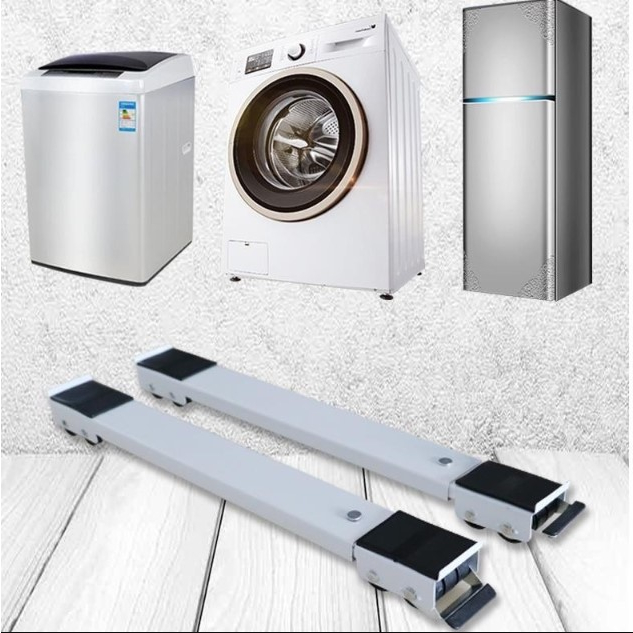Suporte Universal Ajustável rodinha Para Máquina De Lavar Geladeira Móveis Base meka