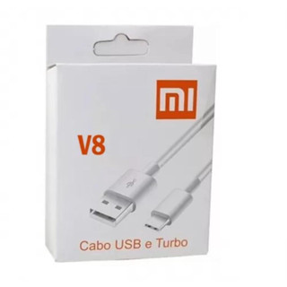 Cabo Xiaomi original para carregador USB V8 Redmi Note 7/ 10s / Mi8/ Mi9/ poco x4 pro