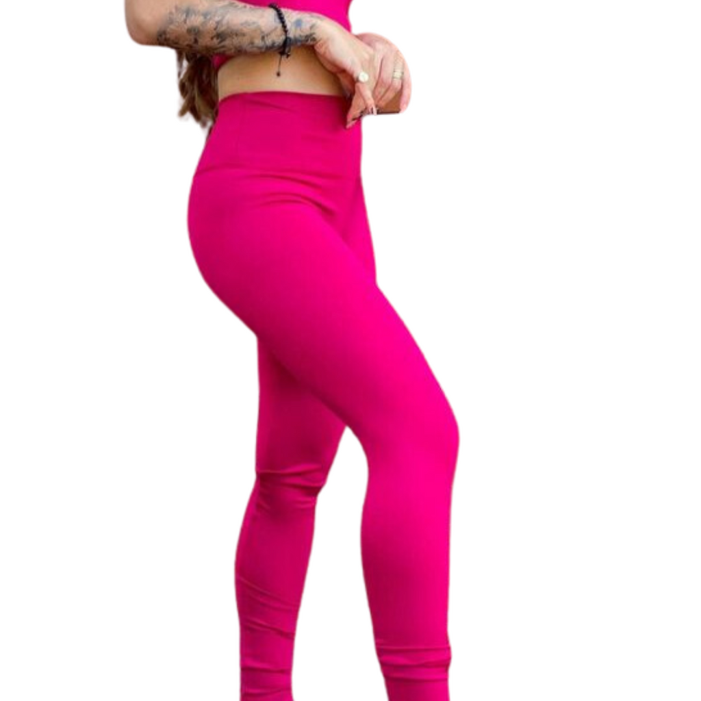Calça Legging Lisa Básica Tradicional de Suplex Fitness para Academia Musculação Crossfit do P ao GG