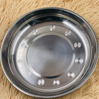 Saldo Bandeja Redonda Cumbuca Aço Inox 26 Cm Yins Home Petiscos Multiuso Universal