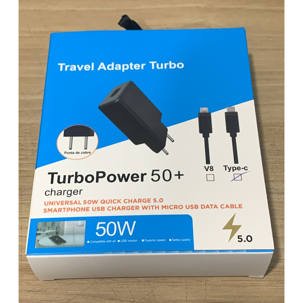 CARREGADOR TURBO POWER 50+ TYPE-C ML-6641