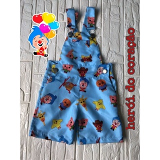 jardineira herói do coração em Oferta na Shopee