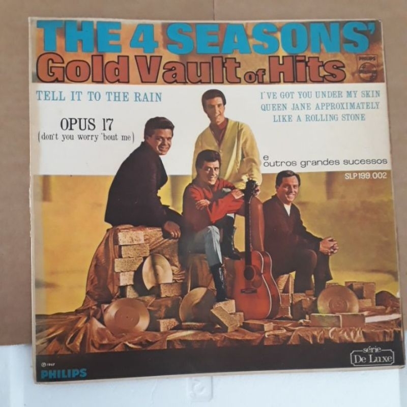 Lp Four Seasons - Gold Vault Of Hits 1967 Philips Discos Ed Br 14 songs Bob Dylan Cole Porter Rolling Stones
