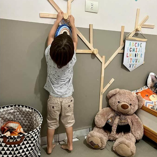 Cabideiro Nicho Árvore Decoração Quarto Decoração Infantil Quarto de Bebê