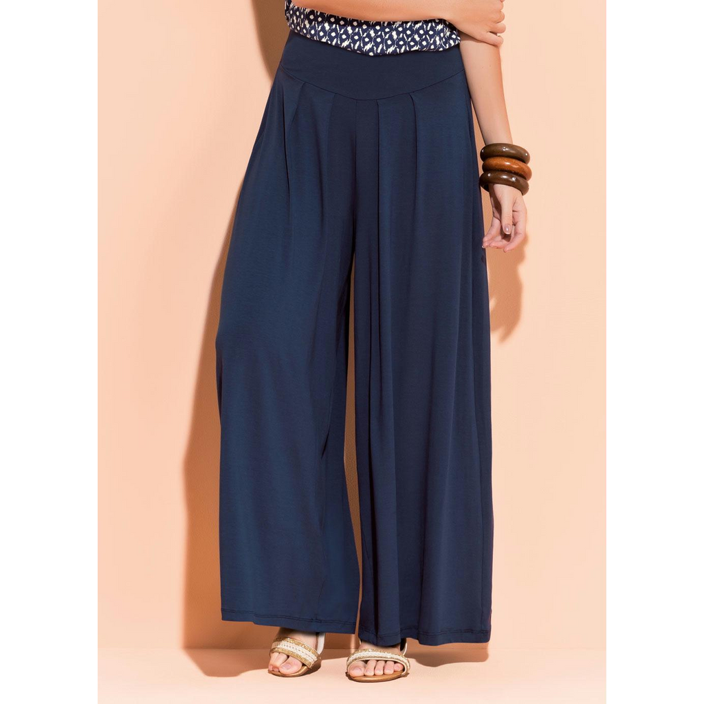 Calça Pantalona Feminina Cintura Alta Tribo livre em Oferta na Shopee