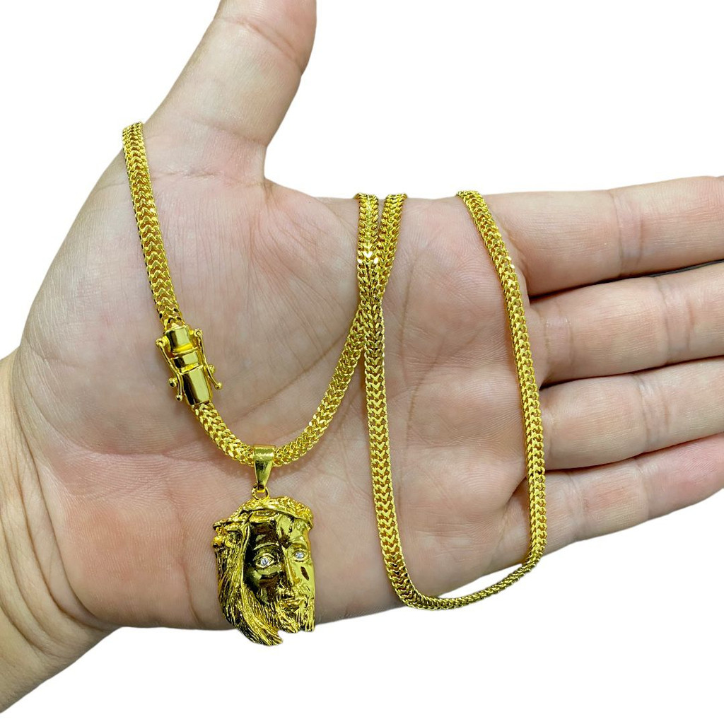 Cordão Grumet  Dupla 6,5 mm Liga De Moeda Antiga Banhado a Ouro 18k