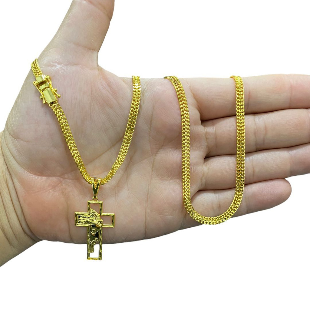 Cordão Grumet Dupla 6,5 mm Liga De Moeda Antiga Banhado a Ouro 18k em Oferta na Shopee