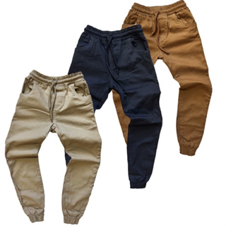 Calça Infantil Menino JOGGER Sarja Color Tam 4 a 16 anos Estilo Qualidade Praticidade e Conforto em Oferta na Shopee
