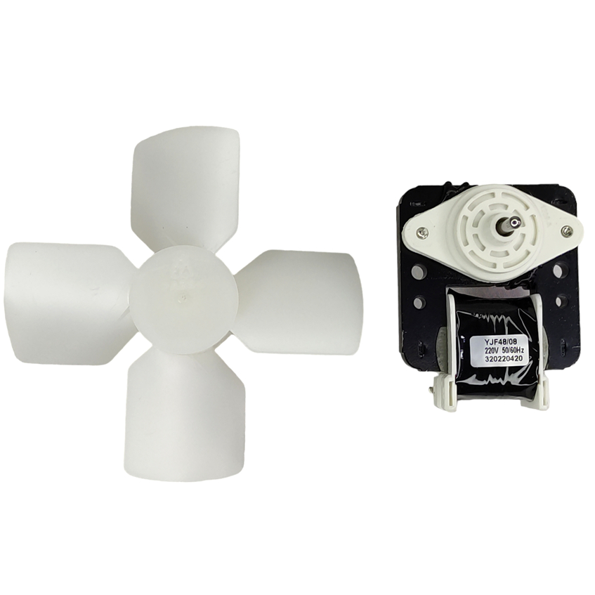 Motor Ventilador Para Geladeira Continental Bosch 220v Com Hélice