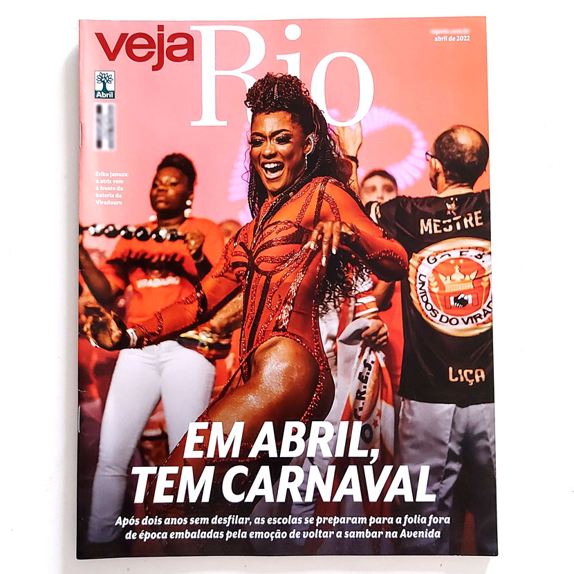 Revista Veja Rio 04/2022 Carnaval Em Abril / Erika Jamuza / Marcos Palmeira S2