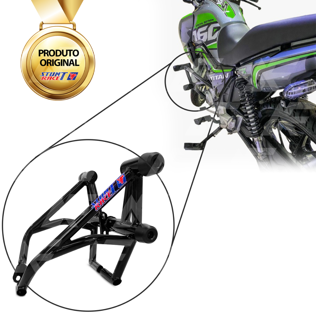 Protetor De Carenagem E Motor Titan Start Fan 160 street original stunt race brasil