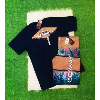 conjunto seaway lançamento moda surf camisa + bermuda