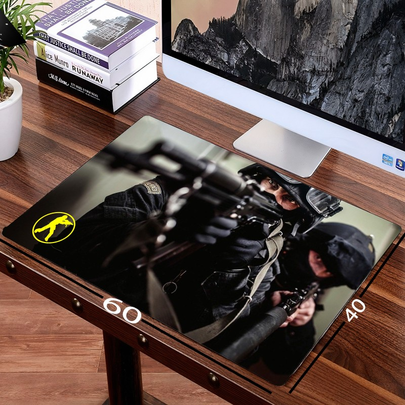 MousePad Gamer Counter Strike 40x60 cm Vários Modelos Borda cortada a laser atacado e varejo